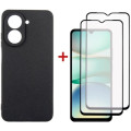 Dengos Чохол до мобільного телефона Dengos Xiaomi Redmi A5 Case Soft + 2 Glass (Black) (DG-CTG2P-24)