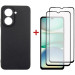 Dengos Чохол до мобільного телефона Dengos Xiaomi Redmi A5 Case Soft + 2 Glass (Black) (DG-CTG2P-24)