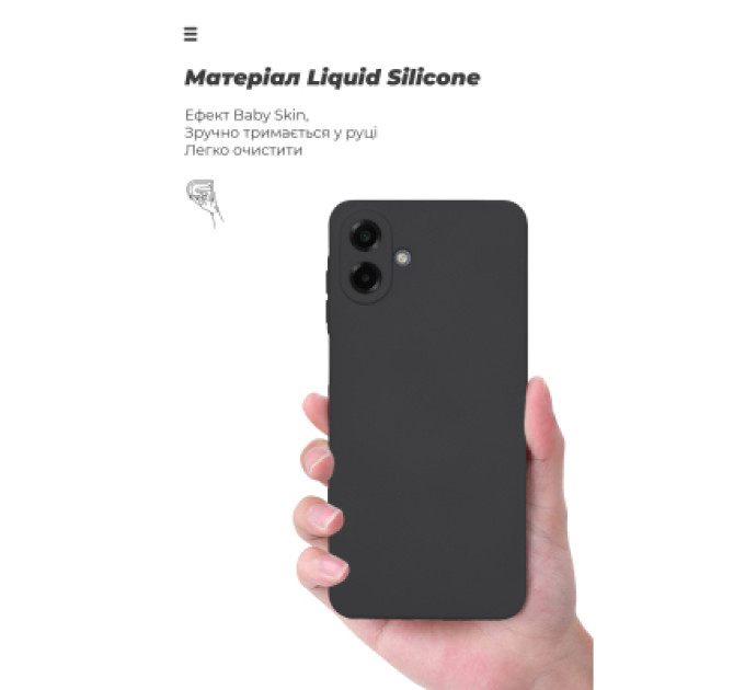 Armorstandart Чохол до мобільного телефона Armorstandart ICON Samsung A07 4G Black (ARM86539)