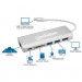 Intracom Концентратор Intracom USB3.1 Type-C to HDMI/USB 3.0x2/RJ45/SD/PD 60W Hub 7-in-1 Manhattan (152075)