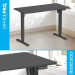 OfficePro Комп'ютерний стіл OfficePro ODE1260B Black (ODE1260B)