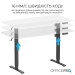 OfficePro Комп'ютерний стіл OfficePro ODE1670WB White/Black (ODE1670WB)