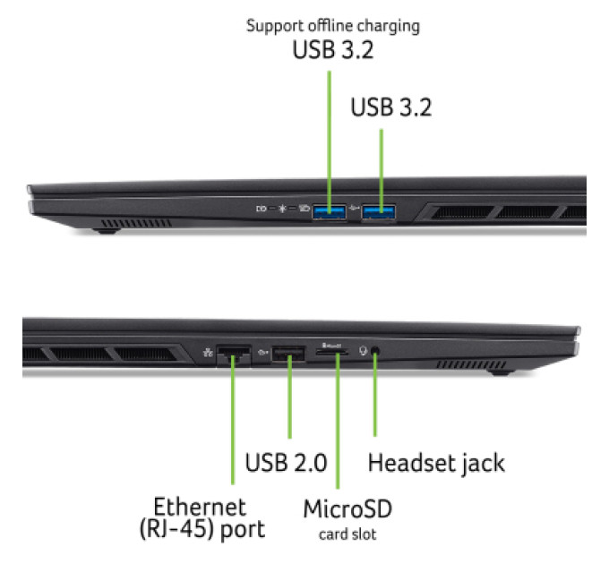 Acer Ноутбук Acer Nitro 16S AN16S-61 (NH.QXVEU.003)