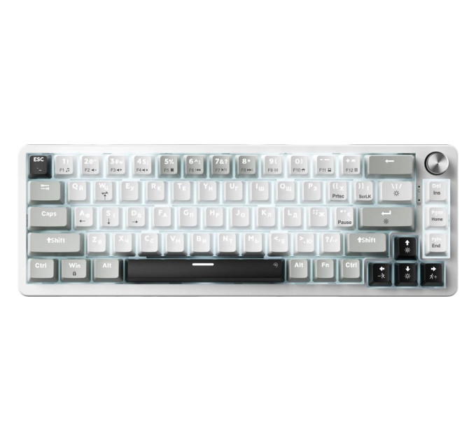 GamePro Клавіатура GamePro Genesis Silverlight MK116 USB UA Grey (MK116)