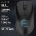 Ajazz Мишка Ajazz AJ159P MC Wireless/Bluetooth/USB Charging Dock Black (AJ159P-MC-B)