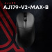 Ajazz Мишка Ajazz AJ179 V2 MAX Wireless/Bluetooth/USB Black (AJ179-V2-MAX-B)