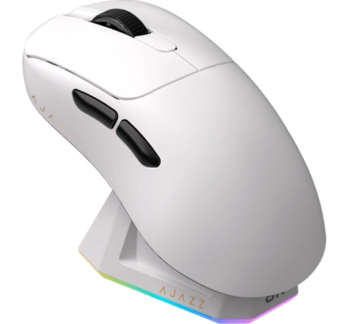 Ajazz Мишка Ajazz AJ179PRO Wireless/Bluetooth/USB Charging Dock White (AJ179-PRO-W)
