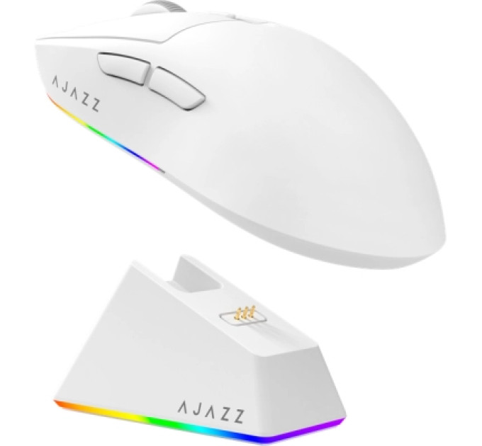 Ajazz Мишка Ajazz AJ139 V2 MC Wireless/Bluetooth/USB White (AJ139-V2-MC-W)