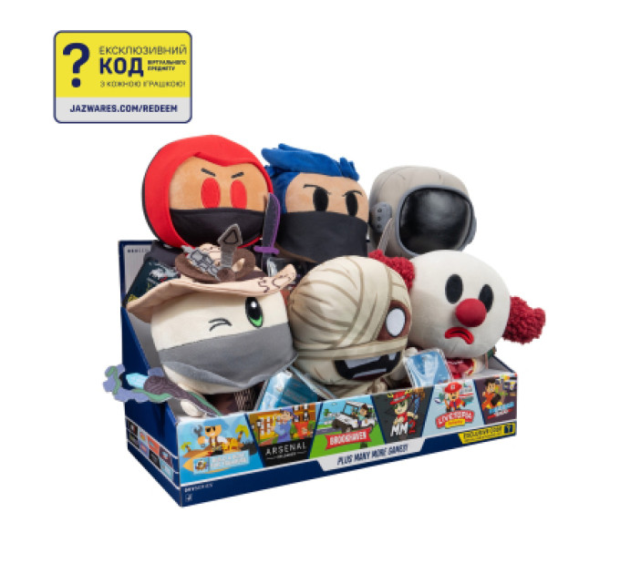 DevSeries М'яка іграшка DevSeries Collector Plush Build A Boat For Treasure Worthy0ne, 20см (CRS0013)