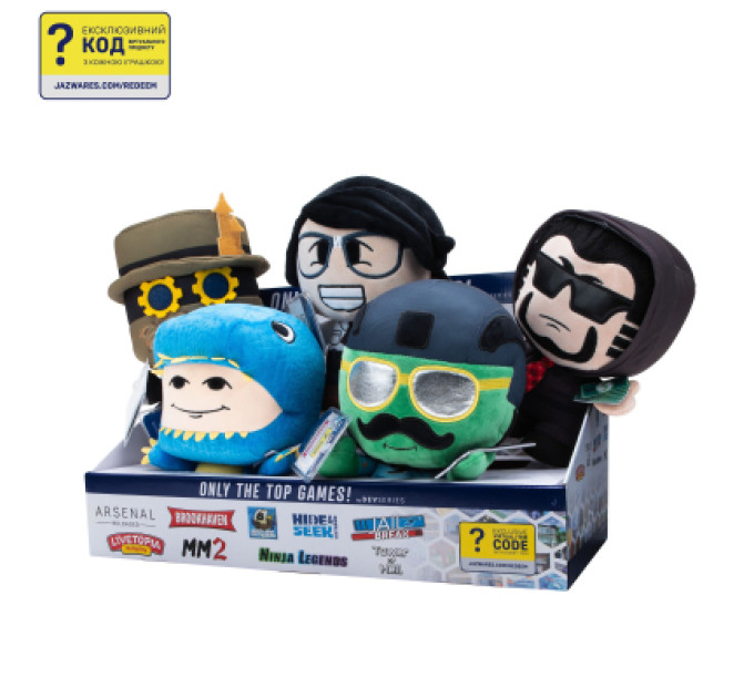 DevSeries М'яка іграшка DevSeries Collector Plush Jailbreak Boss Pass Gamer (CRS0021)