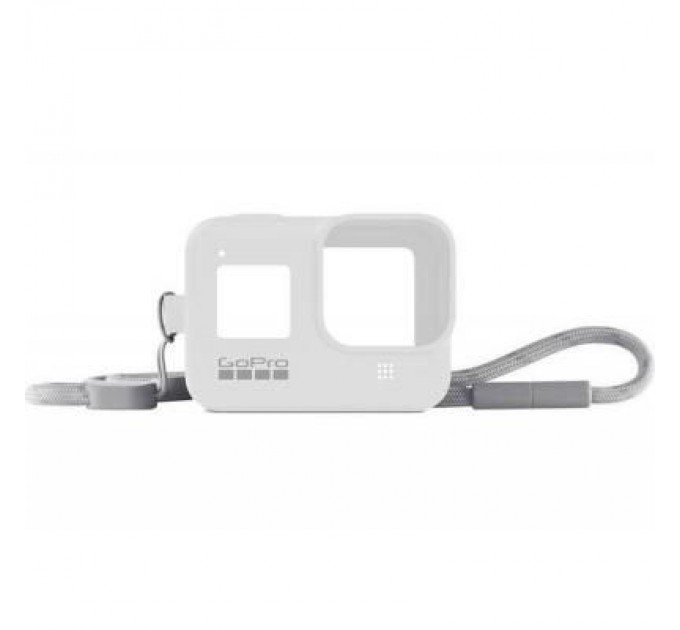 Аксесуар до екшн-камер GoPro Sleeve&Lanyard White для HERO8 (AJSST-002)