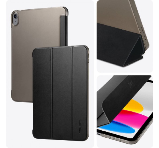 Spigen Чохол до планшета Spigen Apple iPad 10.9" (2022) Smart Fold, Black (ACS05309)