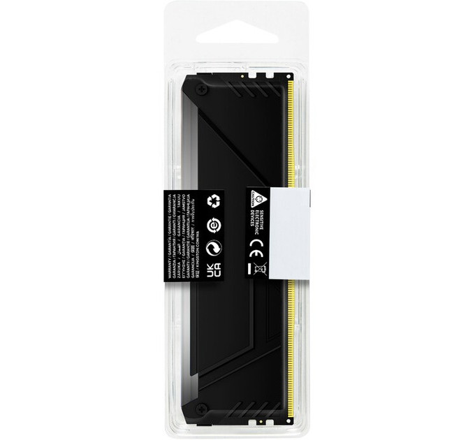 Kingston Модуль пам`яті DDR4 16GB/3200 Kingston Fury Beast RGB (KF432C16BB12A/16WP)