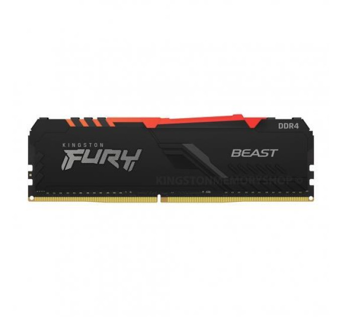 Kingston Модуль пам`яті DDR4 16GB/3200 Kingston Fury Beast RGB (KF432C16BB12A/16WP)