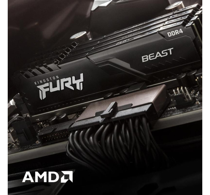 Kingston Модуль пам`ятi DDR4 2x16GB/3200 Kingston Fury Beast Black (KF432C16BB1K2/32WP)