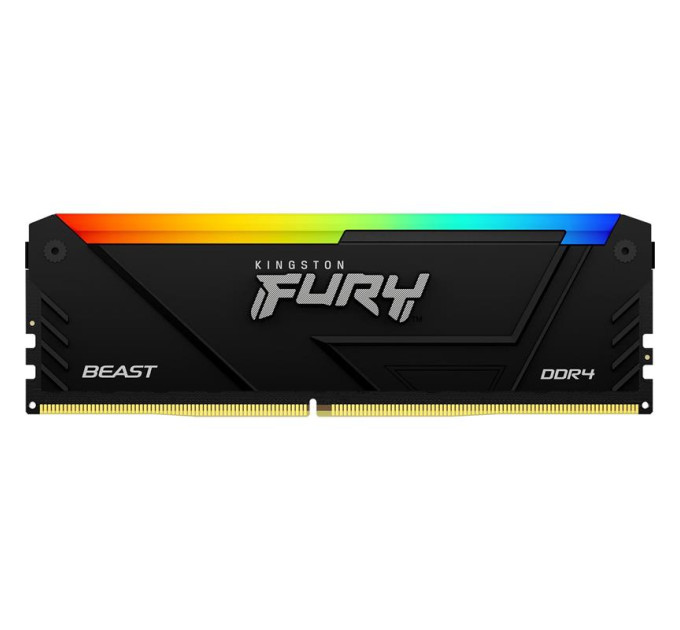 Kingston Модуль пам`яті DDR4 2x8GB/3200 Kingston Fury Beast RGB (KF432C16BB2AK2/16WP)