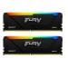 Kingston Модуль пам`яті DDR4 2x8GB/3200 Kingston Fury Beast RGB (KF432C16BB2AK2/16WP)