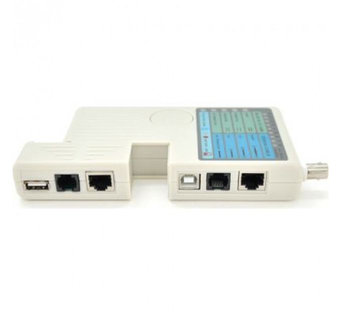 Тестер кабельний RJ-45/RJ-12/RJ-11/BNC/USB Merlion (NT-T040)