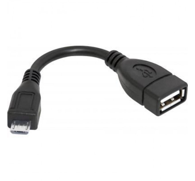 Дата кабель OTG USB 2.0 AF to Micro 5P 0.08m Defender (87300)