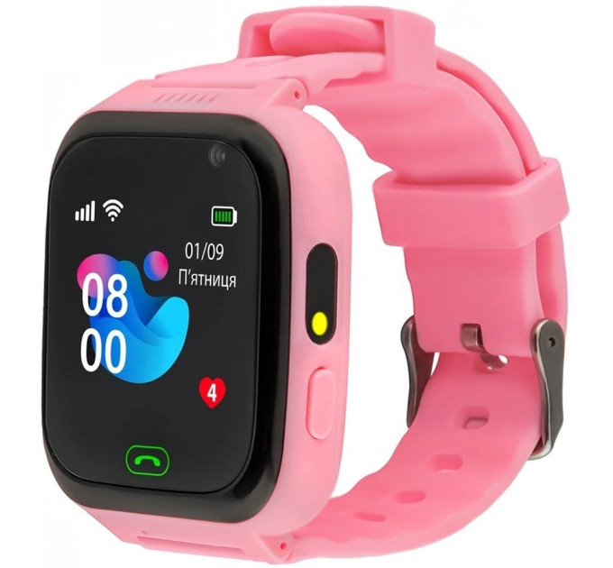 GARMIX Дитячий смарт-годинник Garmix PointPRO-100 WiFi Pink