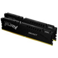 Kingston Fury (ex.HyperX) Модуль пам'яті для комп'ютера DDR5 64GB (2x32GB) 5200 MHz Beast Black Kingston Fury (ex.HyperX) (KF552C40BB2K2-64)