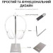 OfficePro Підставка для гарнітури OfficePro Aluminum Alloys Black (LS350B)