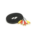 Voltronic Кабель мультимедійний 3xRCA M to 3xRCA M 5.0m black Voltronic (YT-3хRCA(M)/3хRCA(M)-5.0G)