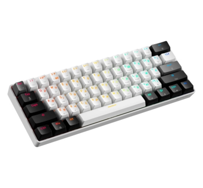 GamePro Клавіатура GamePro Genesis Infinity MK130BW Outemu Swithes USB White (MK130BW)