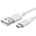 Ugreen Дата кабель USB 2.0 AM to Micro 5P 1.0m US289 White Ugreen (60141)
