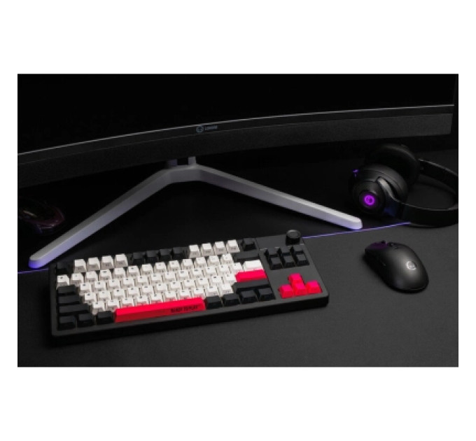 Lorgar Клавіатура Lorgar KBP70TKLW Wireless TKL Mechanical Pro UA Black/Red (LRG-KBP70TKLW-BK-US)