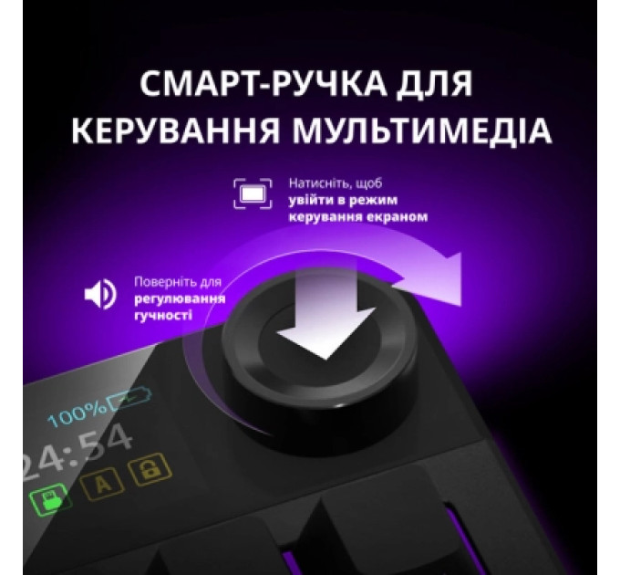Lorgar Клавіатура Lorgar KBP70TKLW Wireless TKL Mechanical Pro UA White (LRG-KBP70TKLW-WH-US)