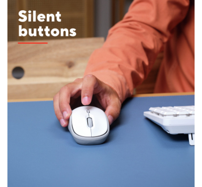 Trust Мишка Trust Yvi+ Silent Wireless/Bluetooth White (25513)