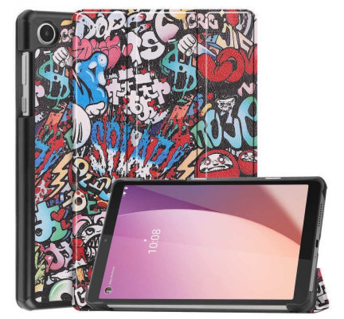 BeCover Чохол до планшета BeCover Smart Case Lenovo Tab M8(4rd Gen) TB-300FU 8" Graffiti (709218)