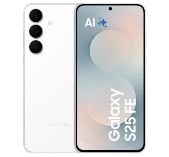 Samsung Мобільний телефон Samsung Galaxy S25 FE 8/512Gb White (SM-S731BZWIEUC)