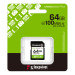 Kingston Карта пам'яті Kingston 64GB SDXC class 10 UHS-I V10 A1 Canvas Select Plus (SDS3/64GB)