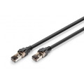 Digitus Патч-корд 2м, S/FTP, cat 8.1, AWG 24/7, LSZH, black Digitus (DK-1843-020)