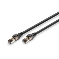 Патч-корд 2м, S/FTP, cat 8.1, AWG 24/7, LSZH, black Digitus (DK-1843-020)