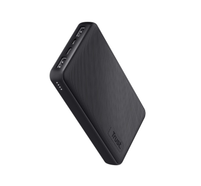 Trust Батарея універсальна Trust 15000mAh Primo ECO, 2хUSB-A/USB-C, 15W, black (24677_TRUST)