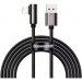 Дата кабель USB 2.0 AM to Lightning 2.0m CALCS 2.4A 90 Legend Series Elbow Black Baseus (CALCS-A01)