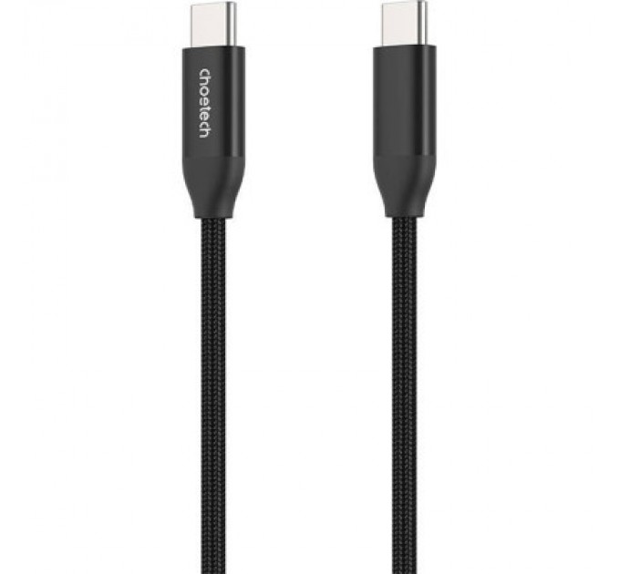 Дата кабель USB-С to USB-С 2.0m 240W USB2.0 Choetech (XCC-1036-BK)