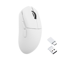 Мишка Lemokey G1 USB-A/USB-C/Wireless 8K White (G1-A2)