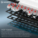 GamePro Клавіатура GamePro Asgard Valhalla MK210W Pro 65 RGB Wireless/Bluetooth/USB White (MK210W Pro)