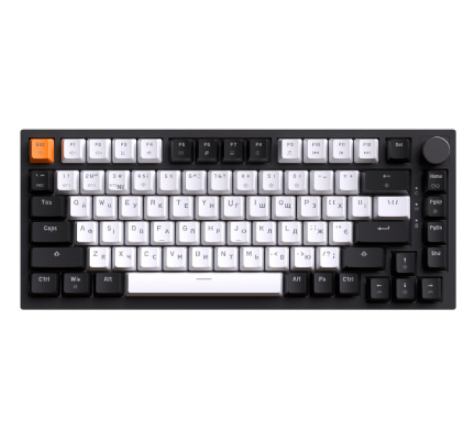 GamePro Клавіатура GamePro Asgard Valhalla MK160B Pro 75 RGB Wireless/Bluetooth/USB Black (MK160B Pro)