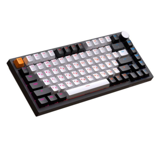 GamePro Клавіатура GamePro Asgard Valhalla MK160B Pro 75 RGB Wireless/Bluetooth/USB Black (MK160B Pro)