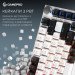 GamePro Клавіатура GamePro Asgard Valhalla MK160W Pro 75 RGB Wireless/Bluetooth/USB White (MK160W Pro)