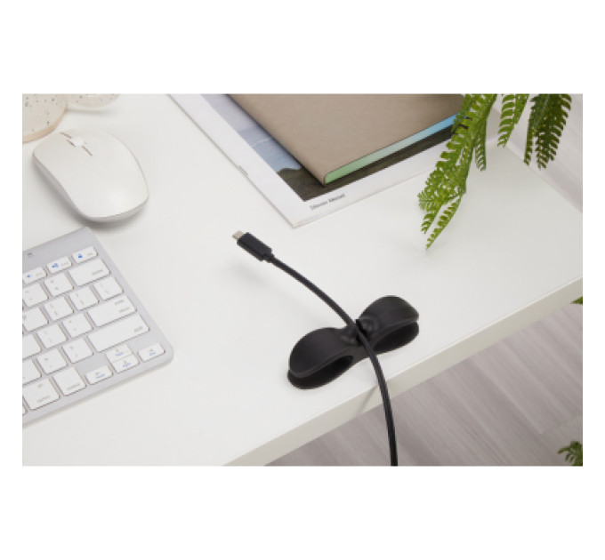 OfficePro Тримач для кабелю OfficePro CM001B, клейка основа, black (CM001B)