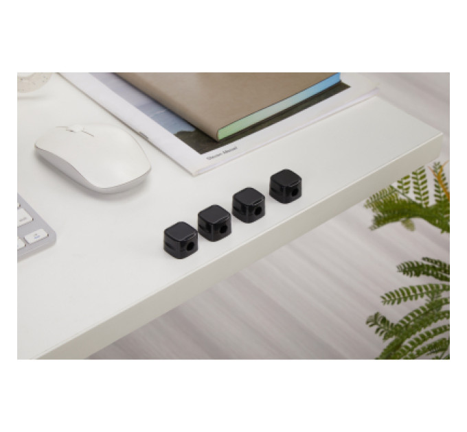 OfficePro Тримач для кабелю OfficePro CM002B, magnetic clasp, 6шт=1пак, back (CM002B)