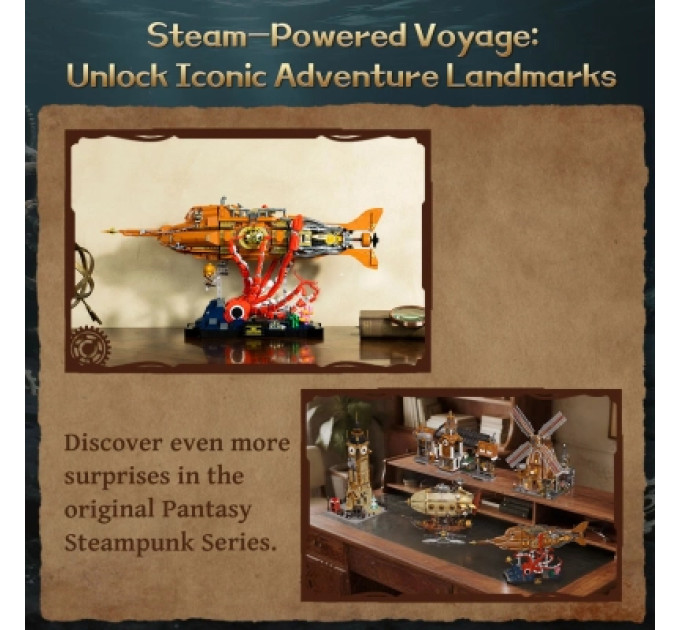 Pantasy Конструктор Pantasy Steampunk- Наутілус (85029)