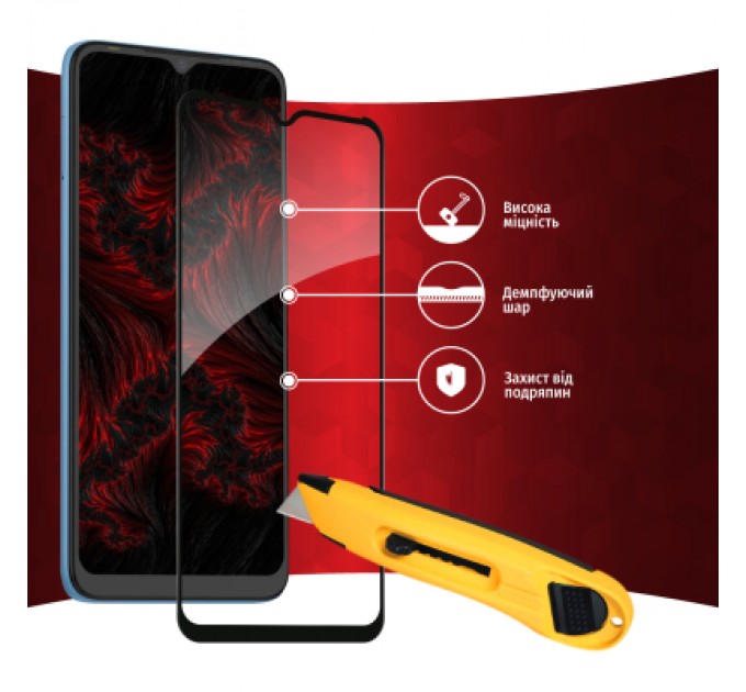 Скло захисне Intaleo Full Glue Tecno Pop 5 LTE (1283126535376)