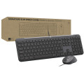 Logitech Комплект (клавіатура, миша) Logitech Signature Slim Combo MK620 Graphite (920-013349)